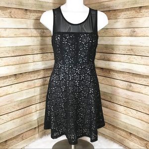 Forever 21 black lace cocktail dress